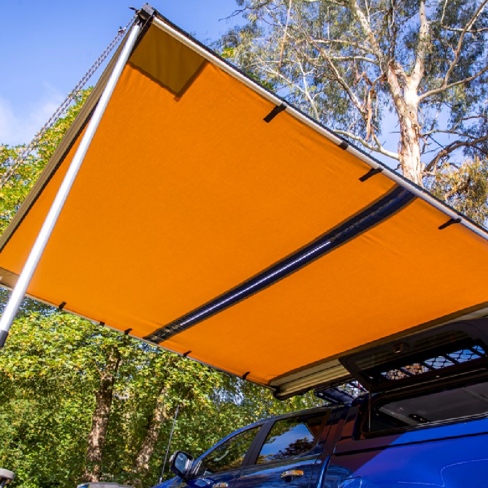 ARB Aluminium Case Silver Awning & LED Light Kit 2500mm x 2500mm