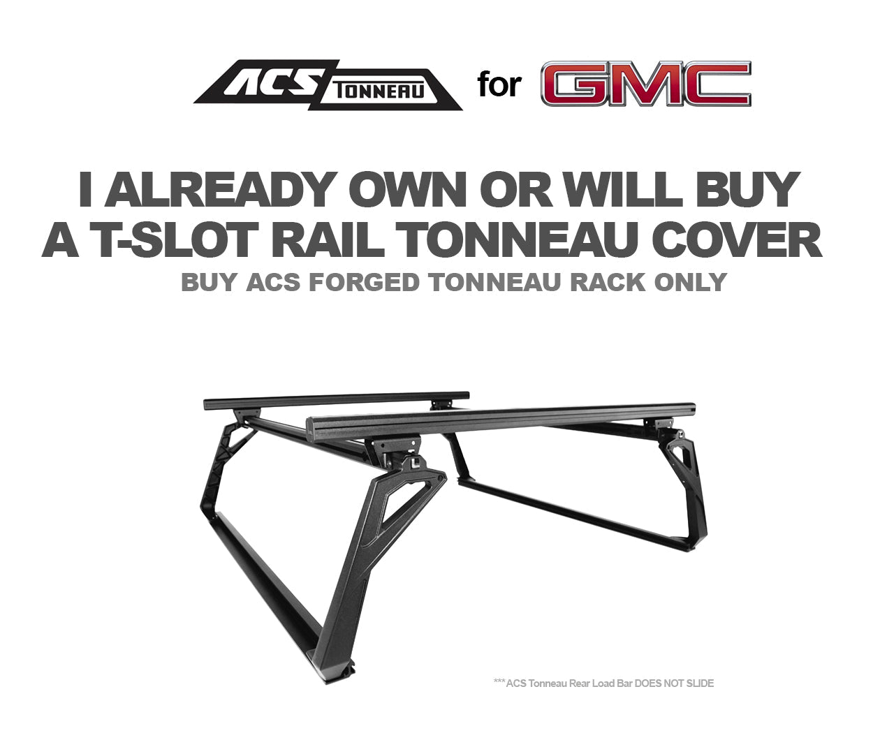 LEITNER DESIGNS ACS Forged Tonneau (Rack Only- GMC)