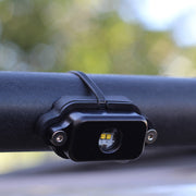 Baja Designs LED Rock Light mounted on tube rack