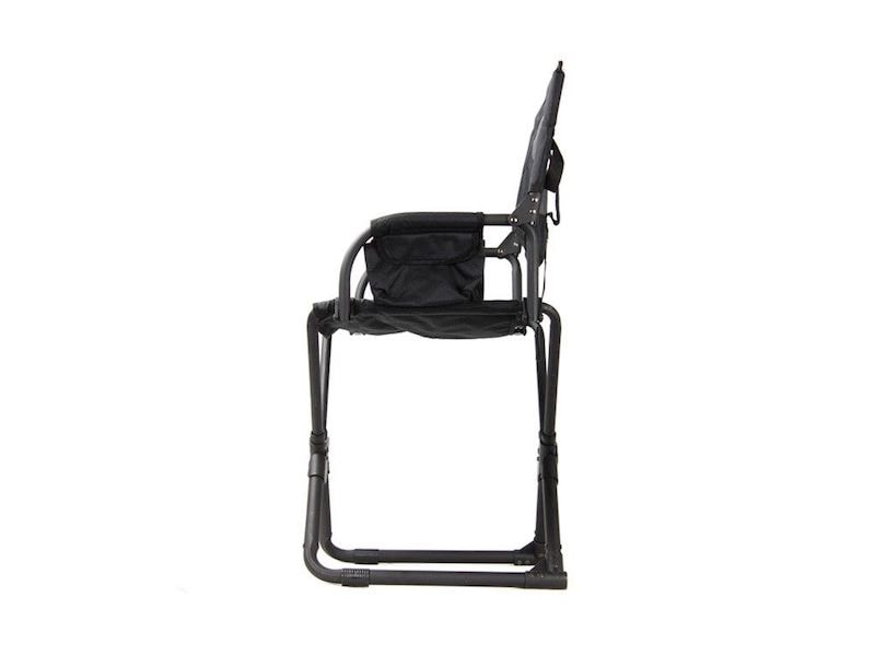 Front Runner Expander Chair all black camping chair side view