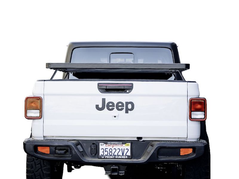 Front Runner SlimLine II Bed Rack for Jeep Gladiator rear view