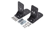 Awning brackets, nuts, bolts and washers included in the Rhino Rack Batwing Awning Bracket Kit for Pioneer Platform and Pioneer Tray Rack System.