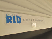 Detail of RLD logo graphic on GhostAwn 360 awning