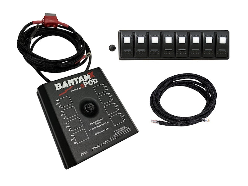 sPOD BantamX 8 Circuit Source System LED 6 switch panel – Rhino