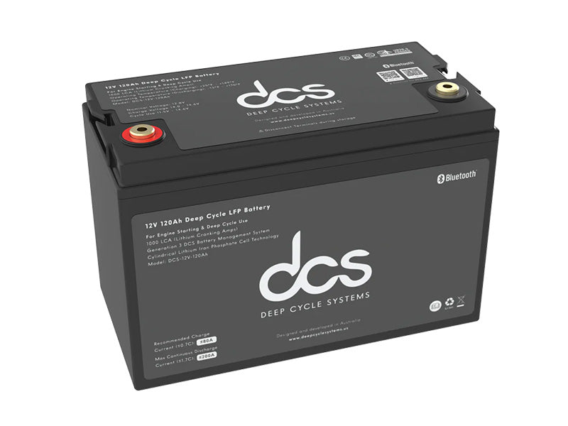 DCS 12v 120AH Lithium Iron Phosphate (LiFePo4) Battery