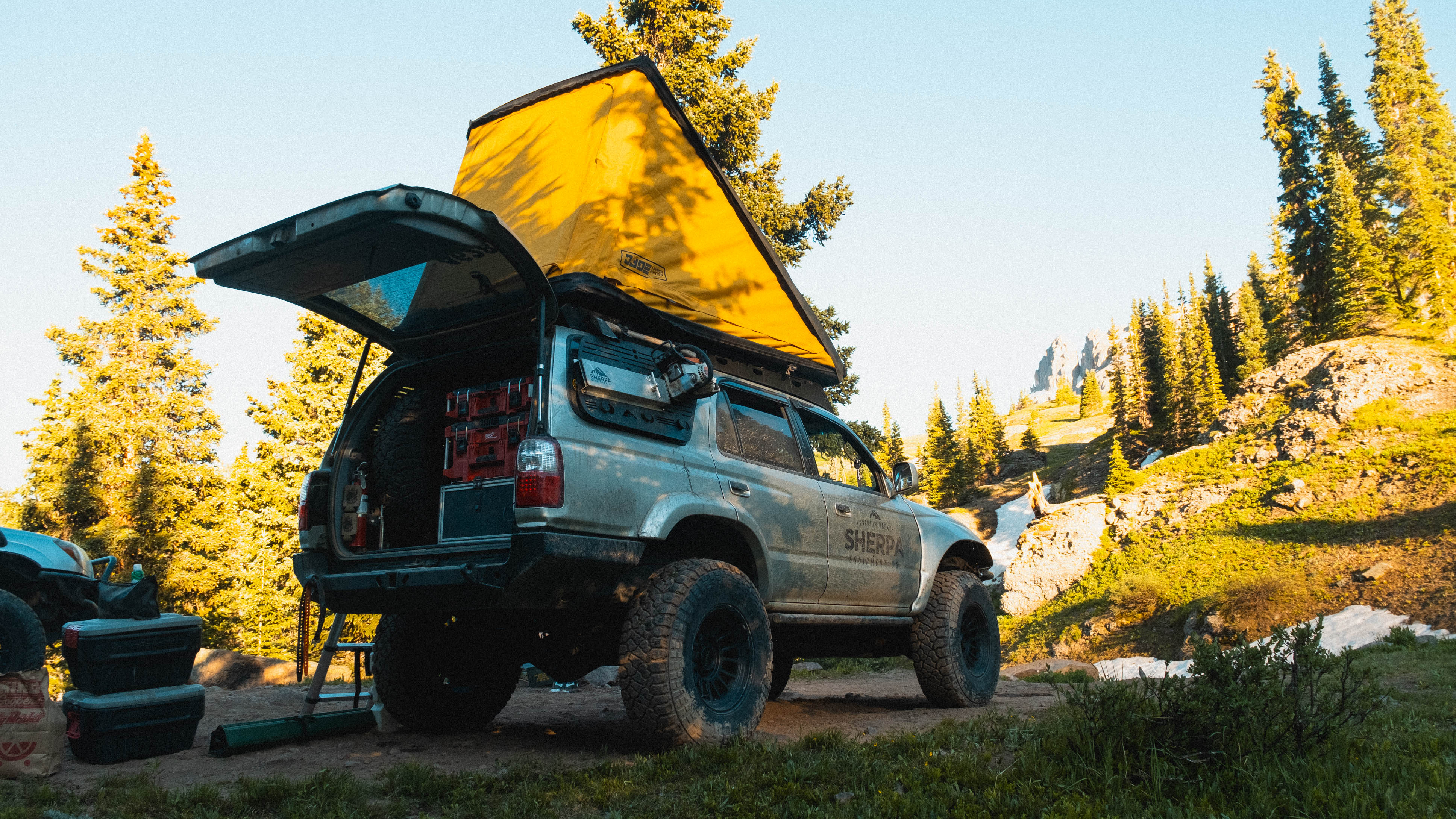 rooftop tent 4runner The Antero (1996-2002 4Runner Roof Rack)
