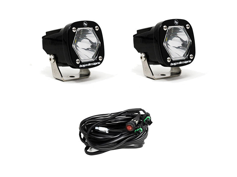 BAJA DESIGNS S1 Black LED Auxiliary Light Pod Pair - Universal