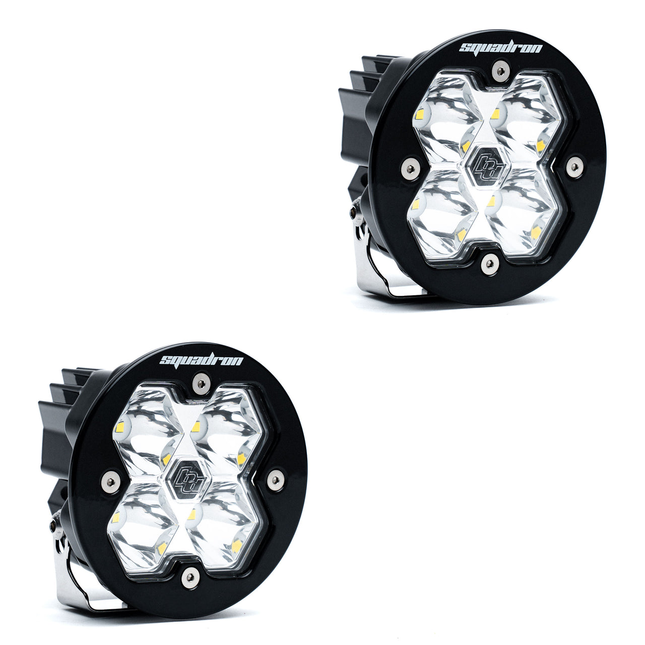 BAJA DESIGNS  Squadron-R 2.0 Sport Black LED Auxiliary Light Pod Pair - Universal