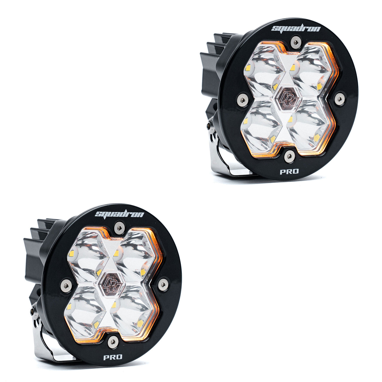 BAJA DESIGNS  Squadron-R 2.0 Pro Black LED Auxiliary Light Pod Pair - Universal