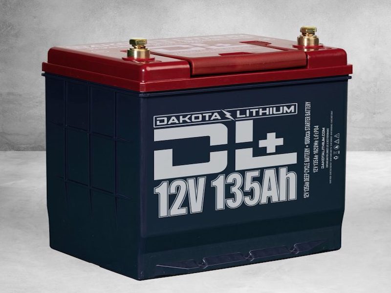 DAKOTA LITHIUM DL+ 12V 135AH Dual Purpose 1000CCA Starter Battery Plus Deep Cycle Performance