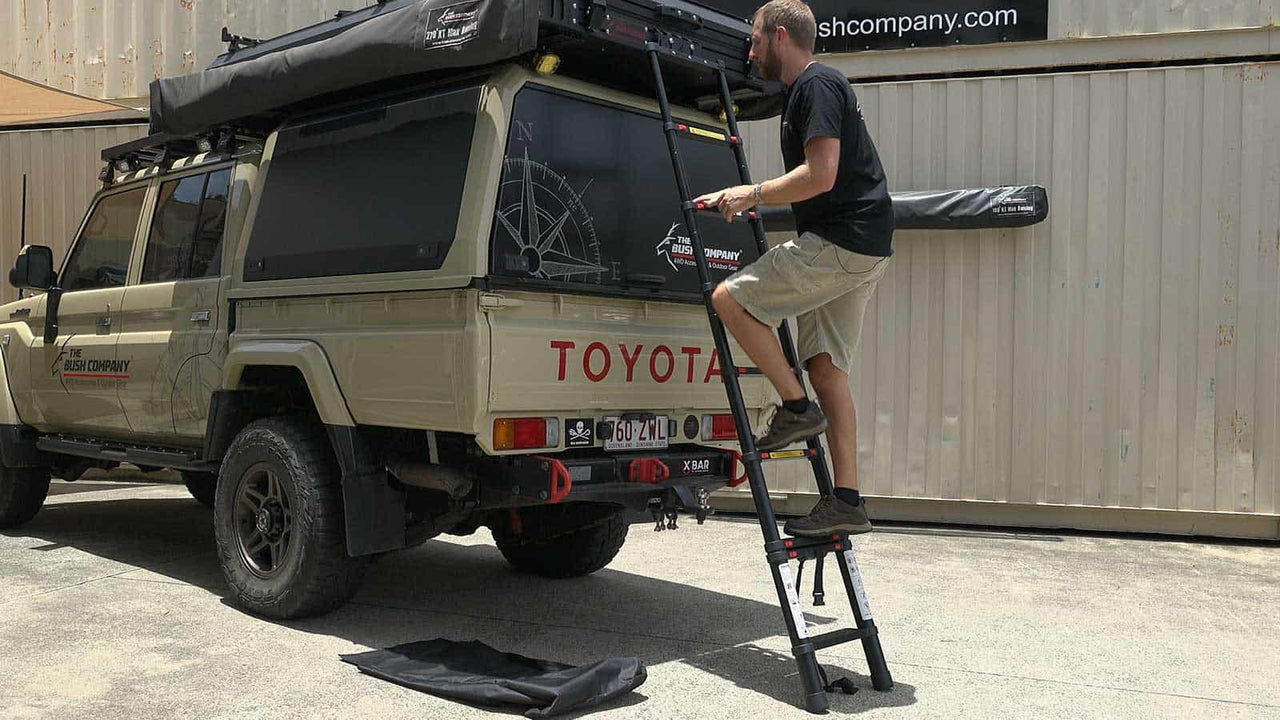 THE BUSH COMPANY Deluxe Telescopic Ladder