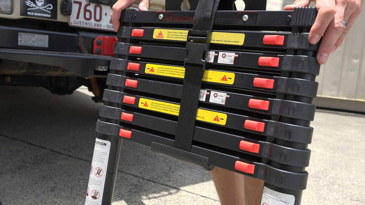 THE BUSH COMPANY Deluxe Telescopic Ladder