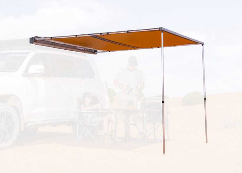 ARB Black Edition Aluminum Hard Case Awning 2.5M w LED strip