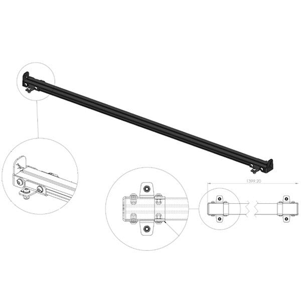 THE BUSH COMPANY Load Bar Set 1200mm