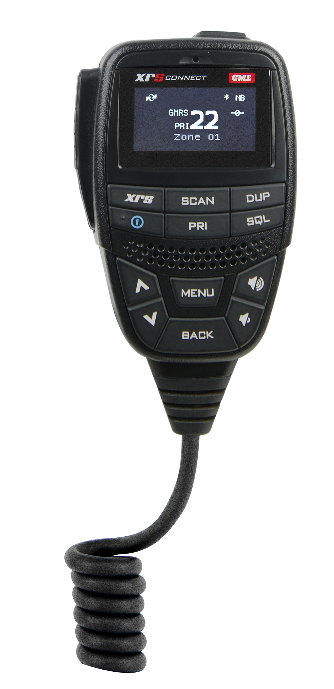 GME US Professional Grade IP67 OLED Speaker Microphone with GPS