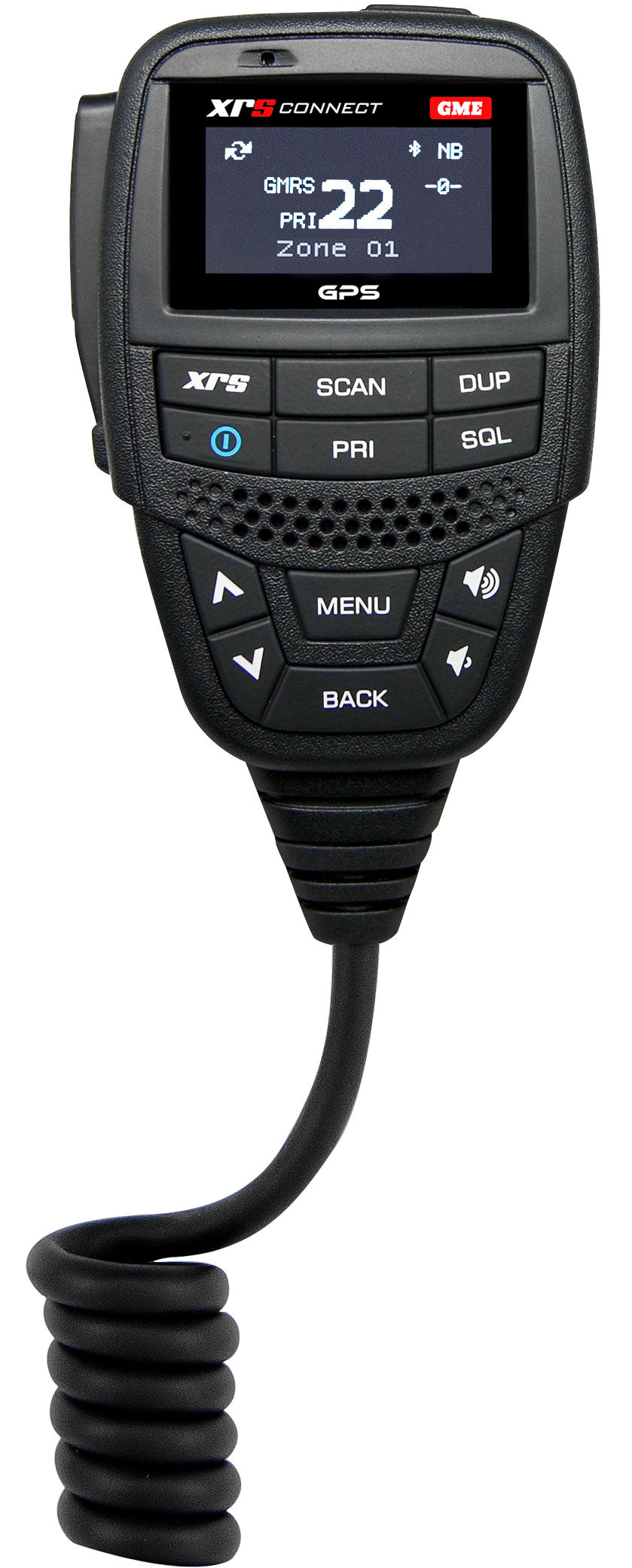 GME US Professional Grade IP67 OLED Speaker Microphone with GPS