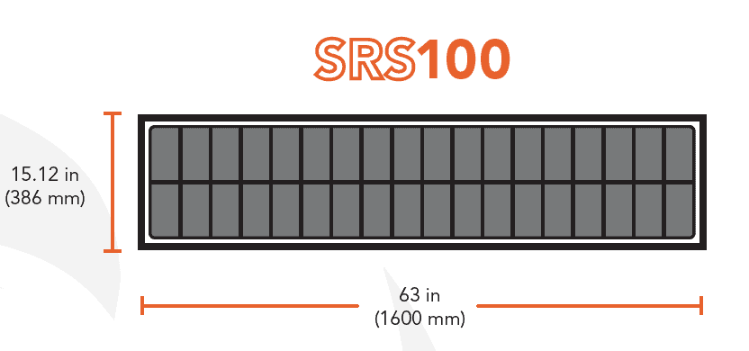 MERLIN SOLAR Sunrise SRS100 Solar 100W Rigid Panels