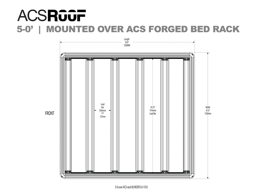 LEITNER DESIGNS ACS Roof For Over ACS Forged & Classic Bedrack