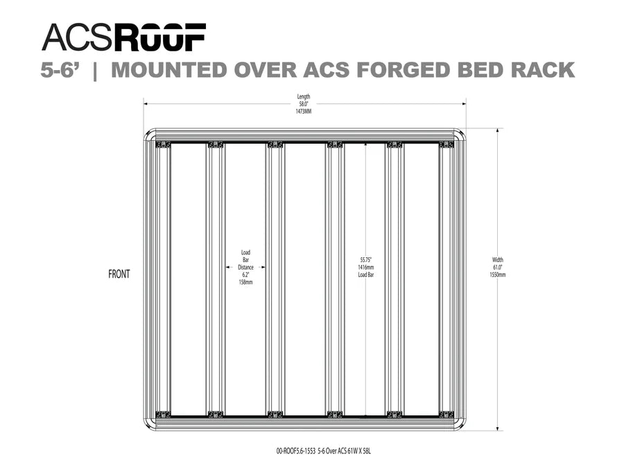 LEITNER DESIGNS ACS Roof For Over ACS Forged & Classic Bedrack