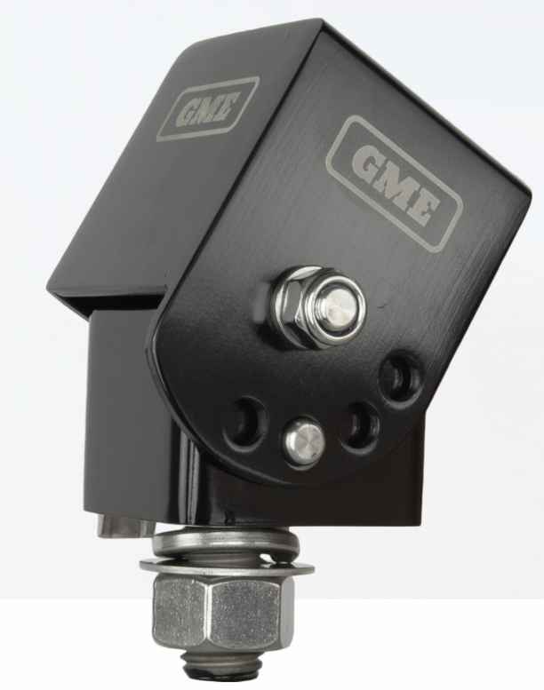 GME US Fold-Down Antenna Mounting Bracket - Black
