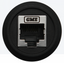 GME US RJ45 Pass-Through Adaptor - Universal Round