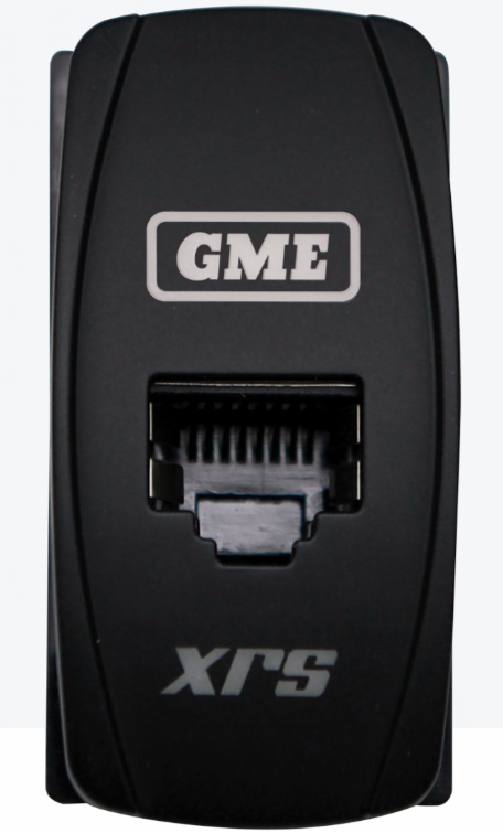 GME US RJ45 Pass-Through Adaptor - Type 6 (White)