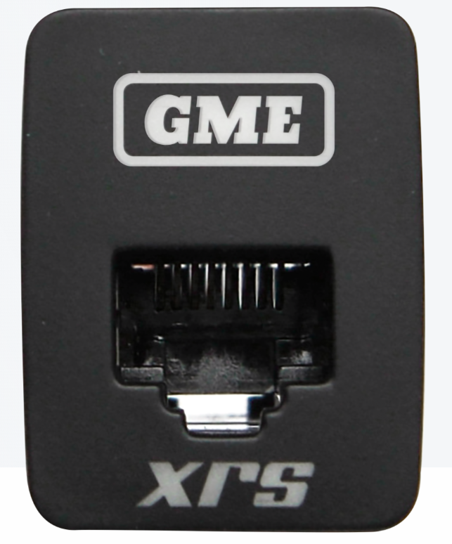 GME US RJ45 Pass-Through Adaptor - Type 8 (White)