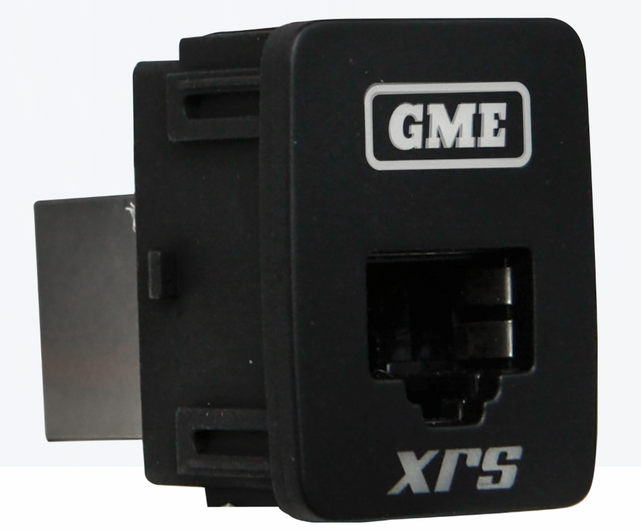 GME US RJ45 Pass-Through Adaptor - Type 8 (White)