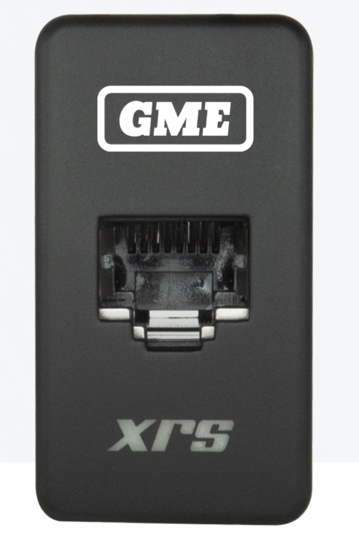 GME US RJ45 Pass-Through Adaptor - Type 4 (White)