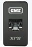 GME US RJ45 Pass-Through Adaptor - Type 4 (White)