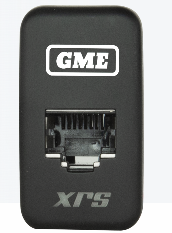 GME US RJ45 Pass-Through Adaptor - Type 2 (White)