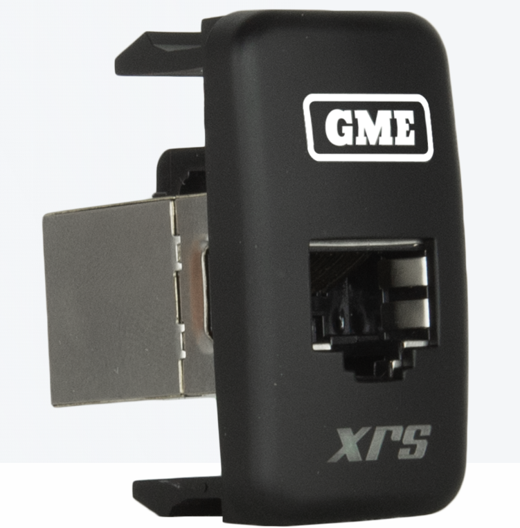 GME US RJ45 Pass-Through Adaptor - Type 2 (White)