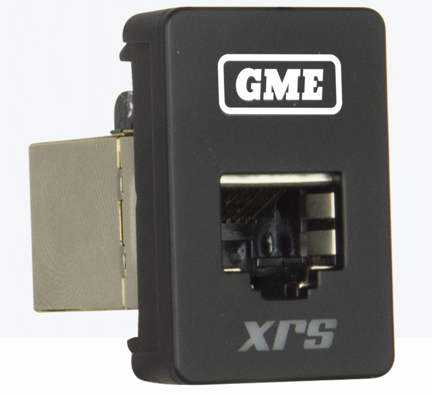 GME US RJ45 Pass-Through Adaptor - Type 1 (White)