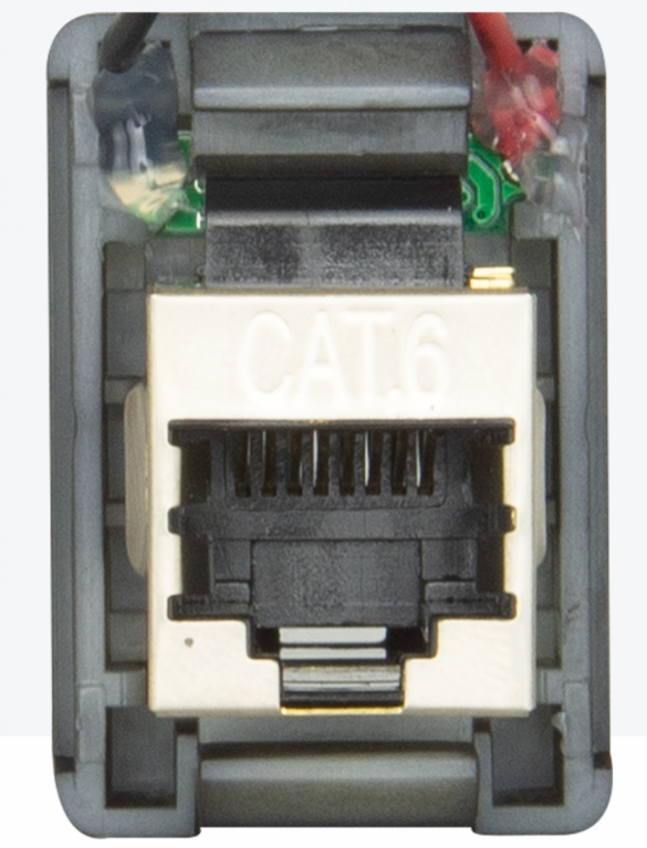 GME US RJ45 Pass-Through Adaptor - Type 1 (White)