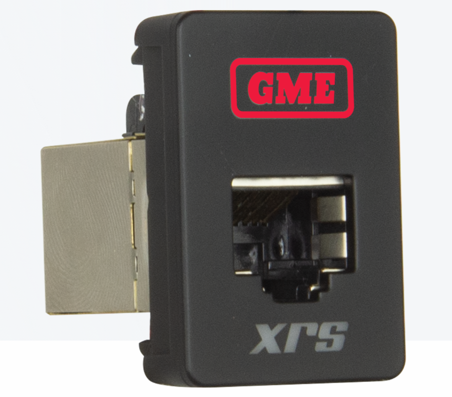 GME US RJ45 Pass-Through Adaptor - Type 1 (Red)