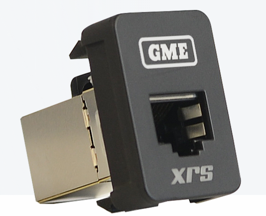 GME US RJ45 Pass-Through Adaptor - Type 9 (White)