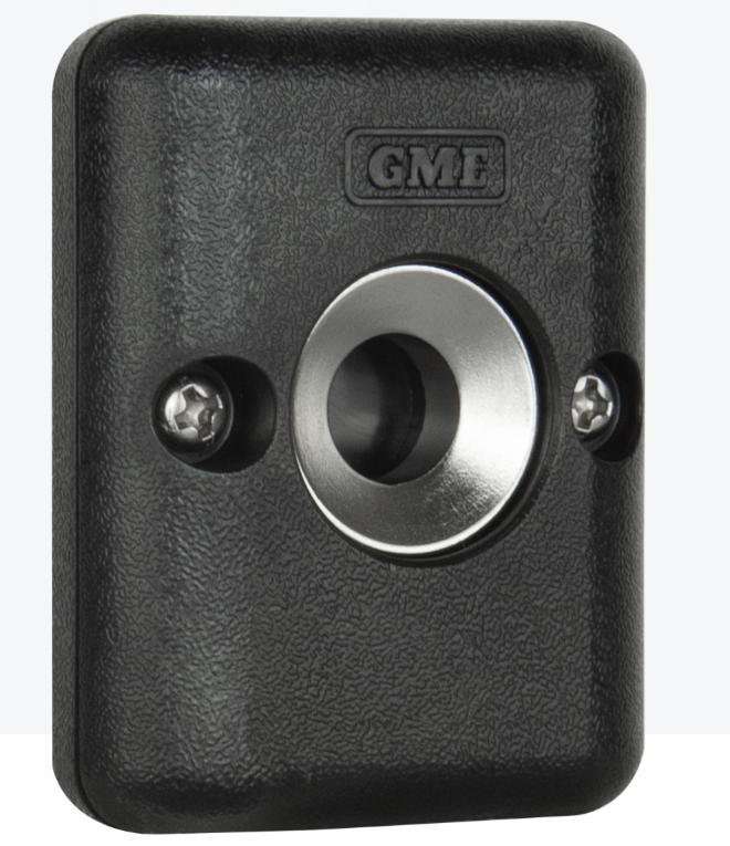 GME US Magnetic Microphone Mounting Bracket - Includes 3MAP Adhesive Patch