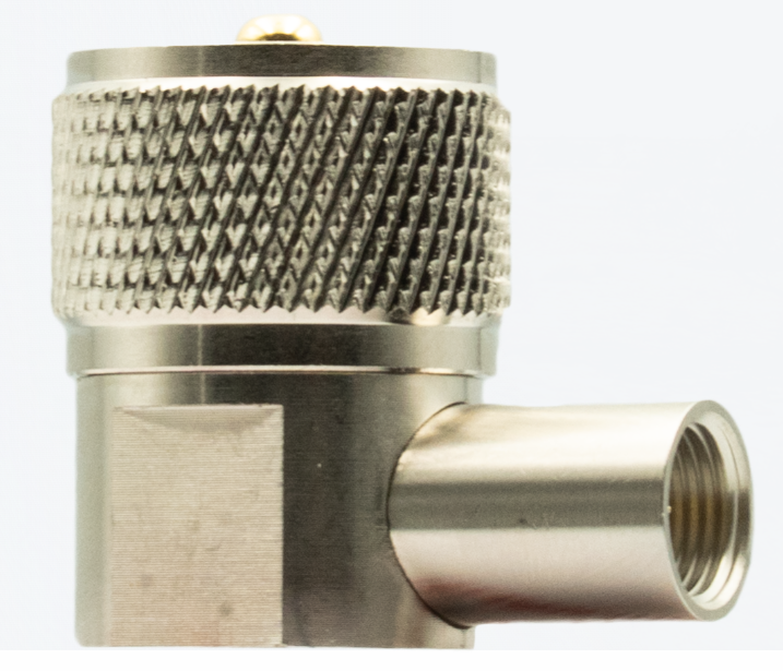 GME US FME Male to PL259 Male Right-Angle Adaptor