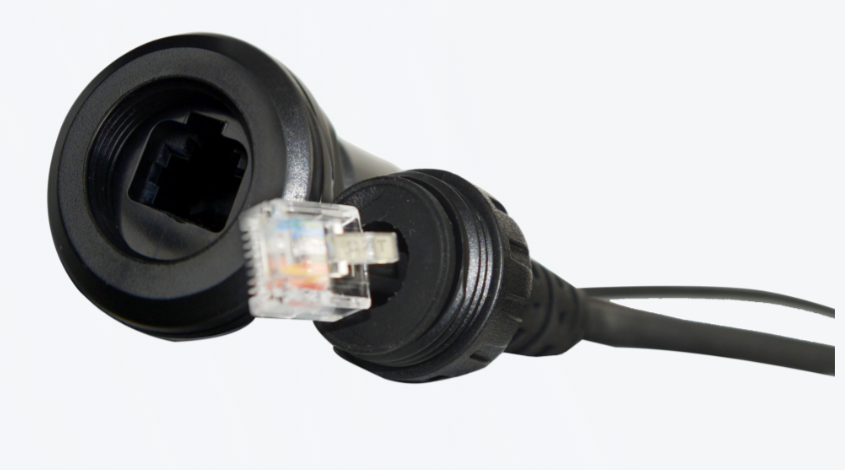 GME US IP67 Microphone Extension Lead (6 1/2ft) with Panel Mount – Suit XRS-390C