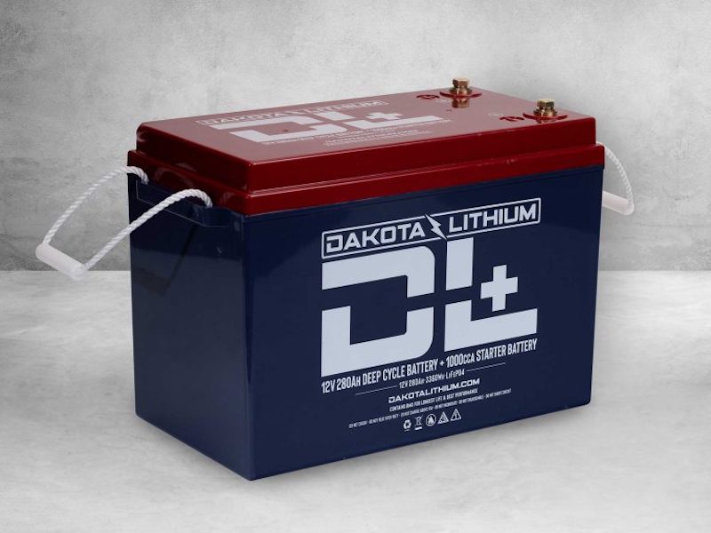 DAKOTA LITHIUM DL+ 12V 280AH Dual Purpose 1000CCA Starter Battery Plus Deep Cycle Performance
