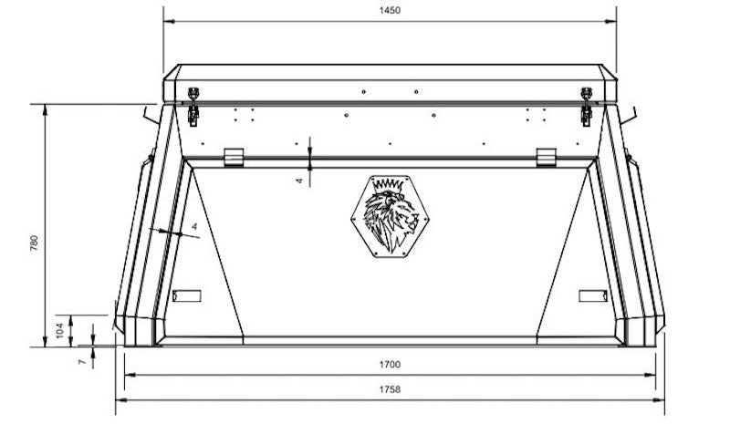 CAMP KING INDUSTRIES Outback Series Canopy Camper 2nd Gen Toyota Tundra