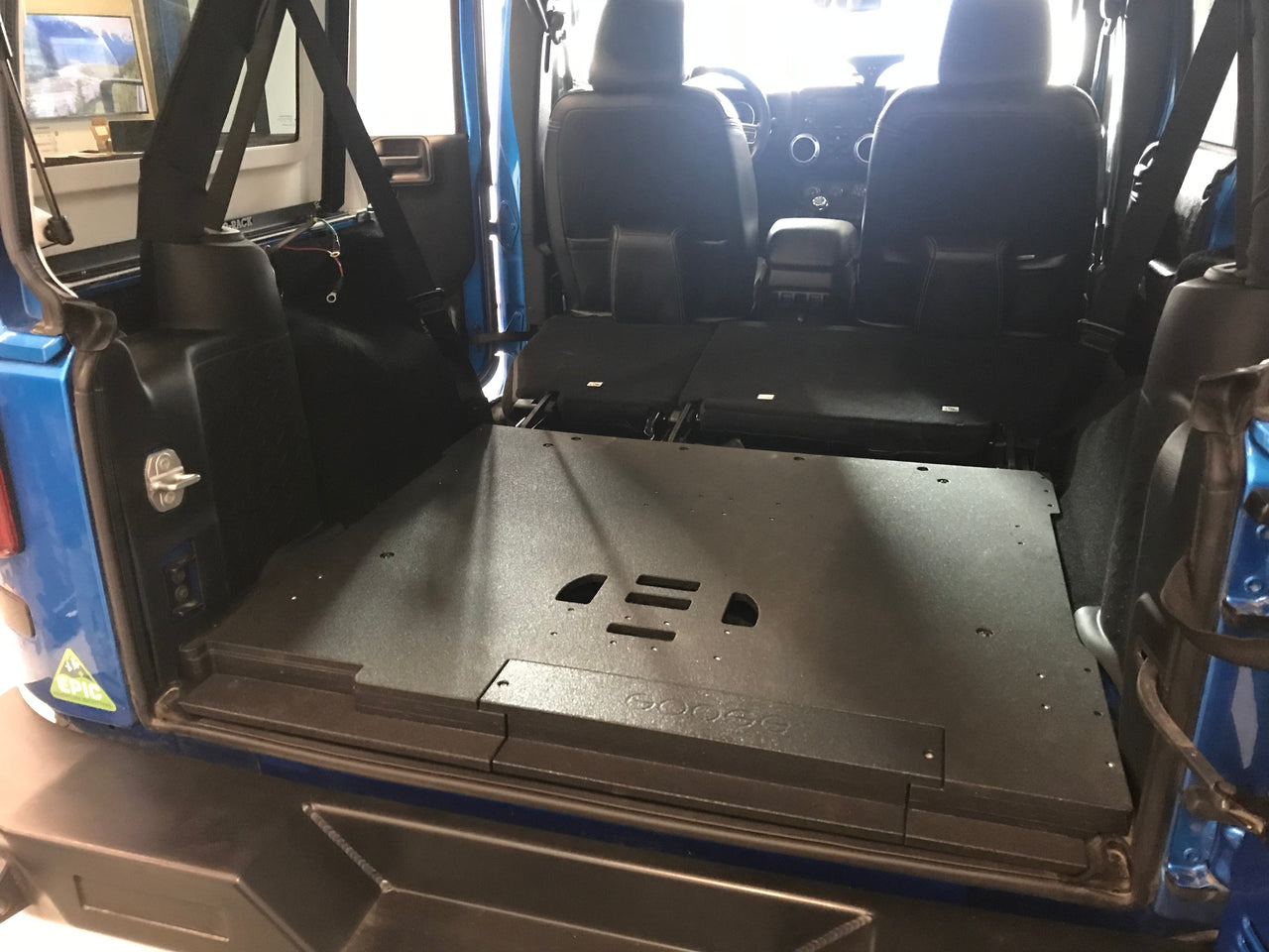 GOOSE GEAR Jeep Wrangler 2007-2018 JKU 4 Door - Rear Plate System