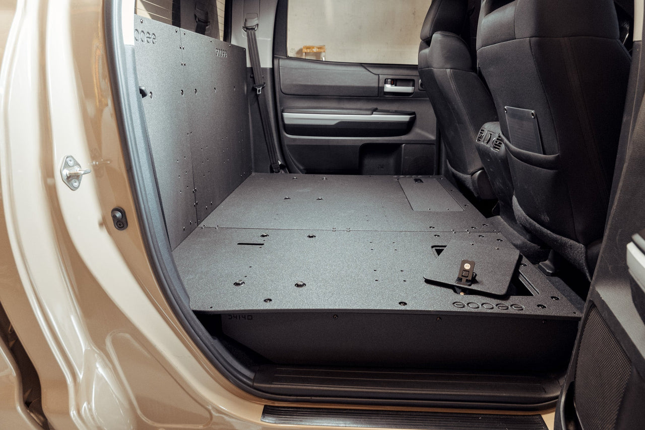 GOOSE GEAR Toyota Tundra 2014-2021 2.5 Gen. CrewMax - Second Row Seat Delete Plate System