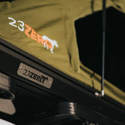23ZERO Kabari Hard Shell Rooftop Tent mounted on roof rack
