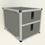 GOOSE GEAR Double Drawer Module - 22 3/16" Wide x 30" Depth