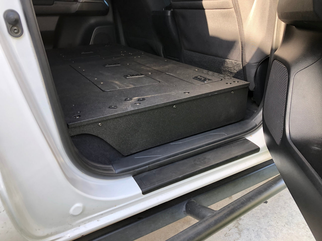 GOOSE GEAR Toyota Tacoma 2005-Present 2nd and 3rd Gen. Double Cab - Second Row Seat Delete Infill Panels