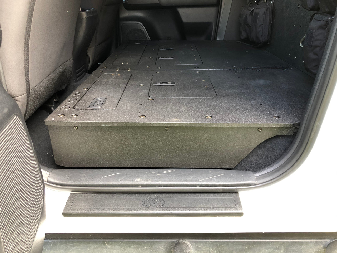 GOOSE GEAR Toyota Tacoma 2005-Present 2nd and 3rd Gen. Double Cab - Second Row Seat Delete Infill Panels