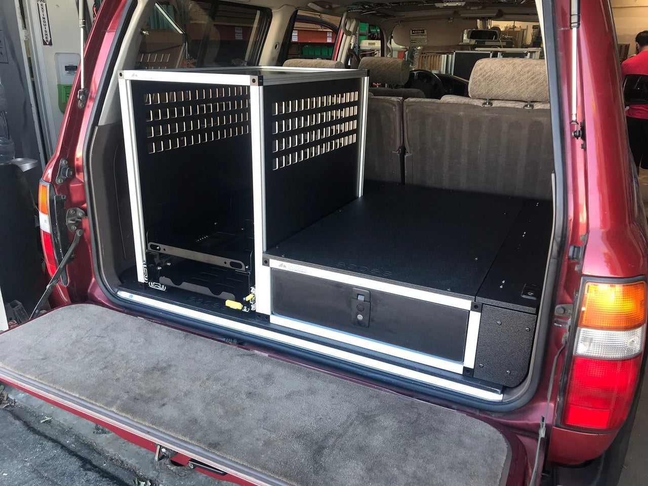 GOOSE GEAR Toyota Land Cruiser 1991-1997 80 Series - Single Drawer Module with Fitted Top Plate - 24-3/16"W x 8"H x 40"D