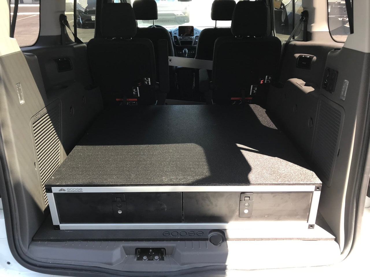 GOOSE GEAR Ford Transit Connect 2014-Present 2nd Gen. - Side x Side Drawer Module - 43 3/8" Wide x 8" High x 40" Depth