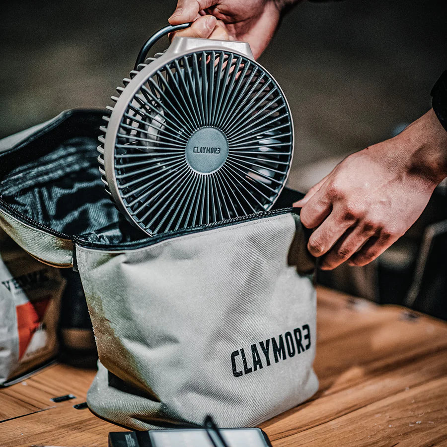 CLAYMORE V600+ Rechargeable Portable Fan With Bag